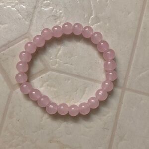 Elegant Pink Beaded Bracelet